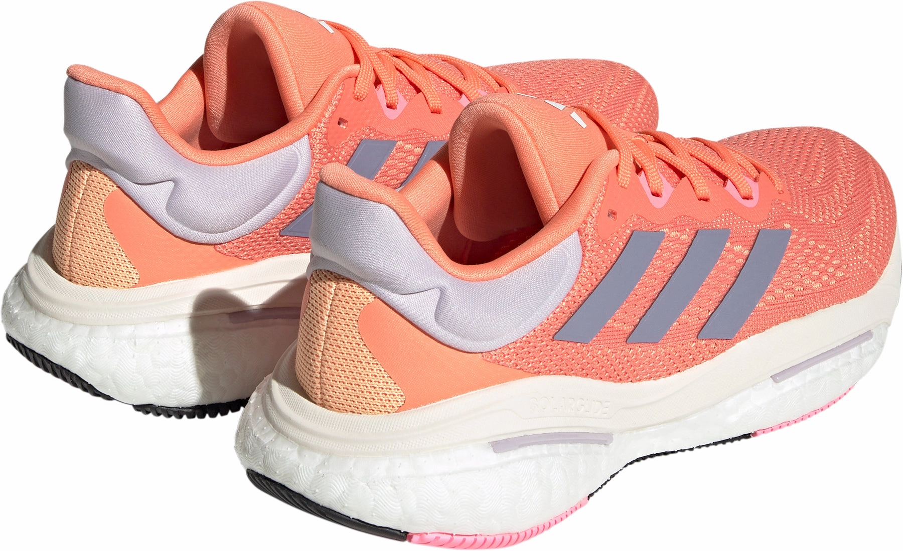 adidas SolarGlide 6 Womens Running Shoes - Orange marathoning footwear low - top style