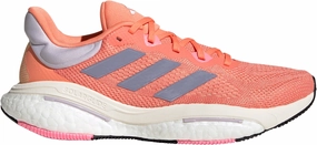 adidas SolarGlide 6 Womens Running Shoes - Orange rhinestone - embellished - design shoes