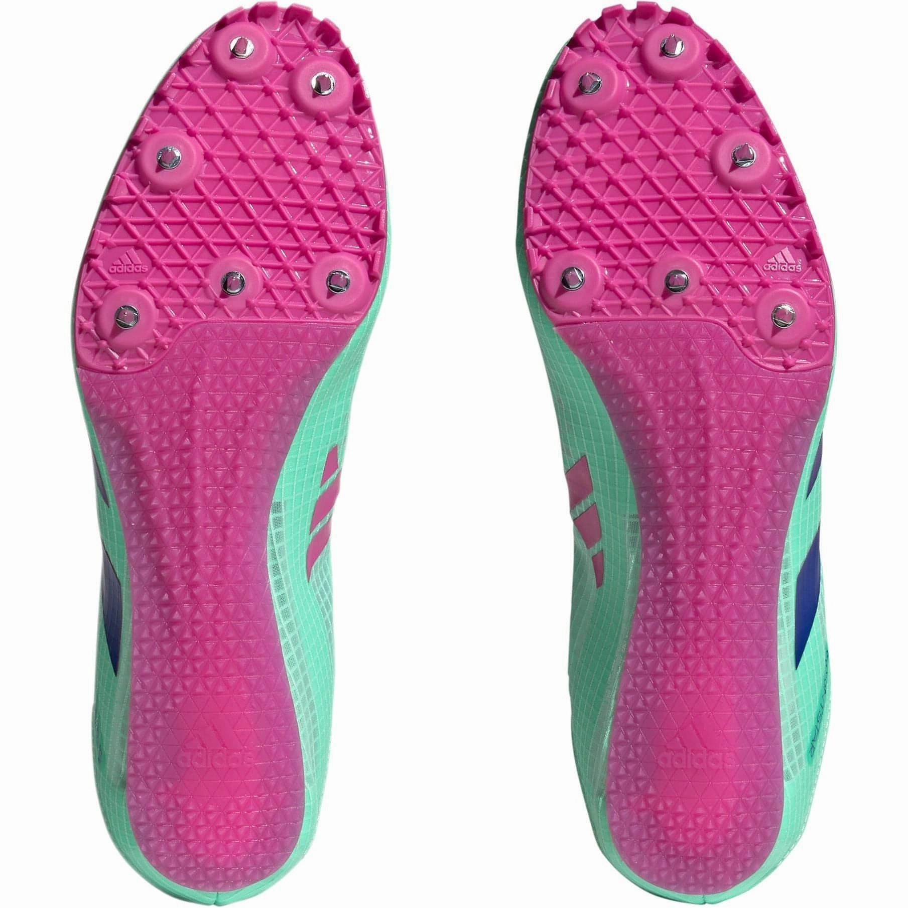 adidas Sprintstar Running Spikes - Green Comfort Shell Quick Strike