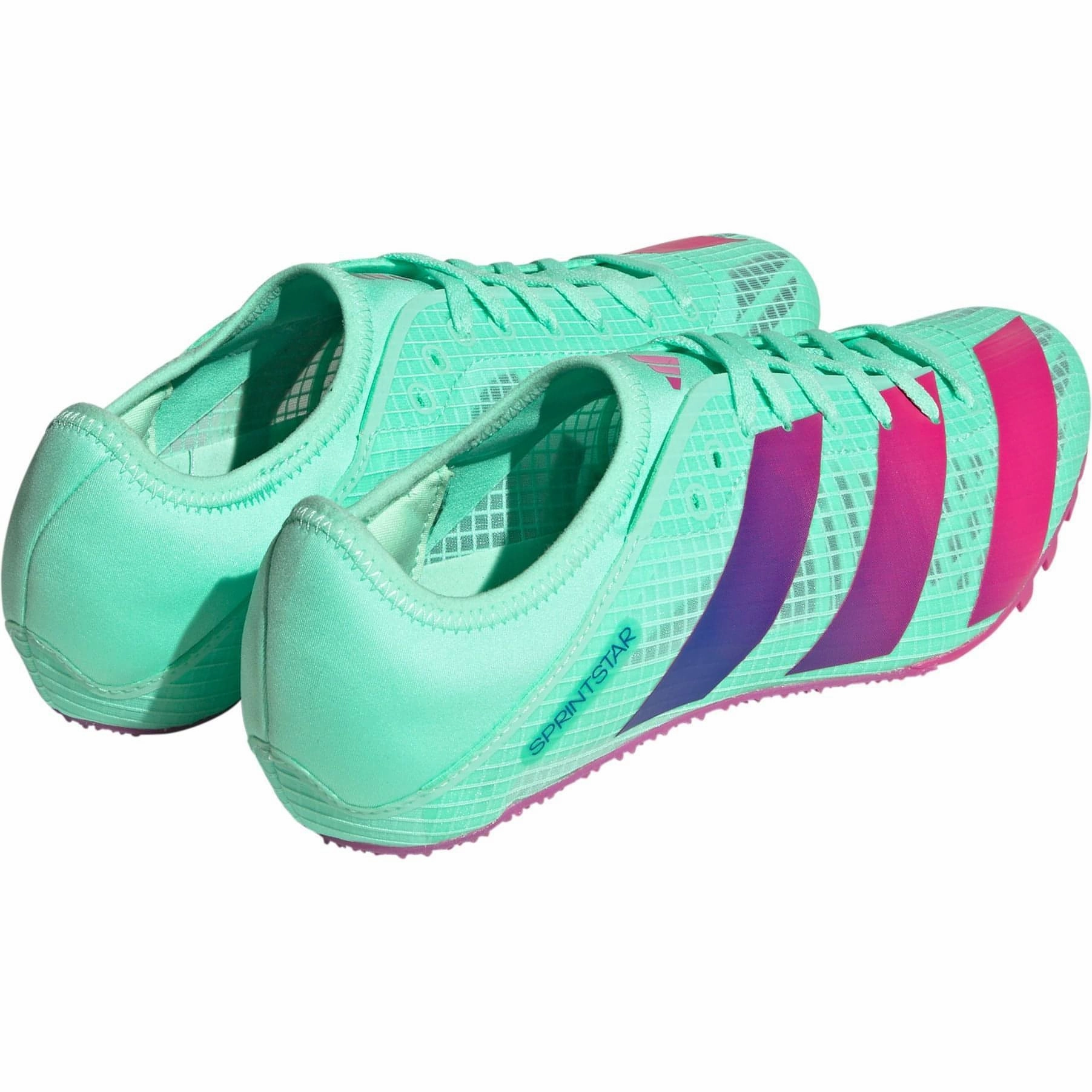 adidas Sprintstar Running Spikes - Green Rotation Ready