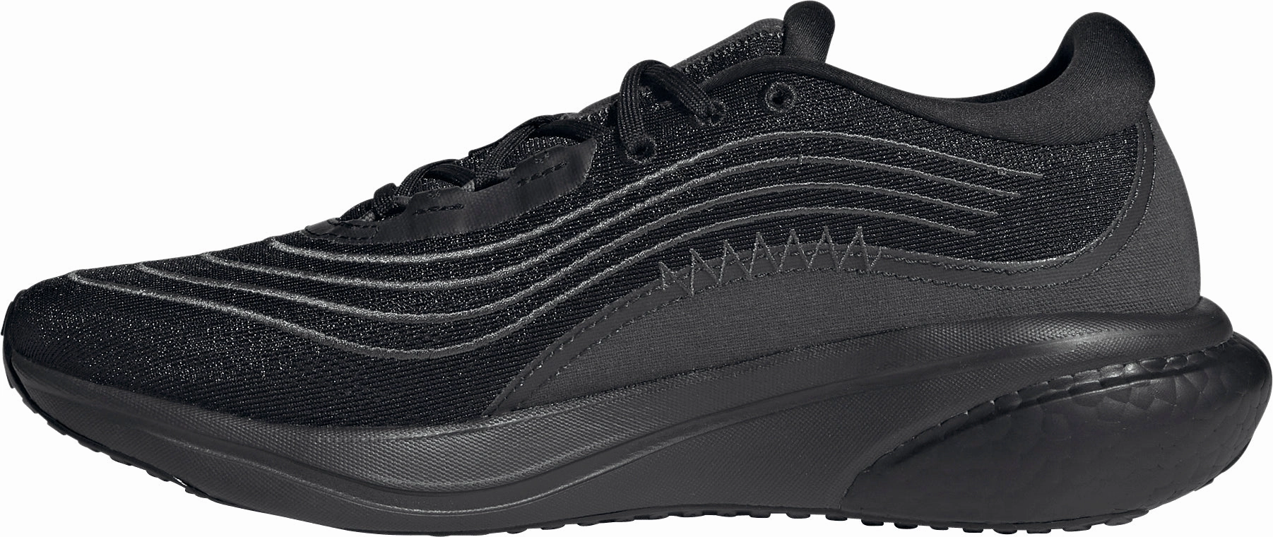 adidas Supernova 2.0 X Parley Mens Running Shoes - Black Carbon Neutral Design