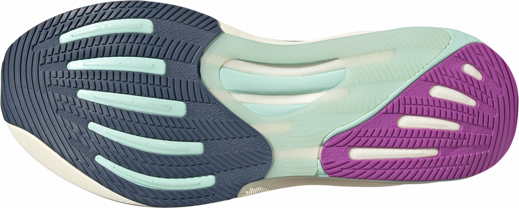 adidas Supernova Rise 2 Womens Running Shoes - Blue running on road