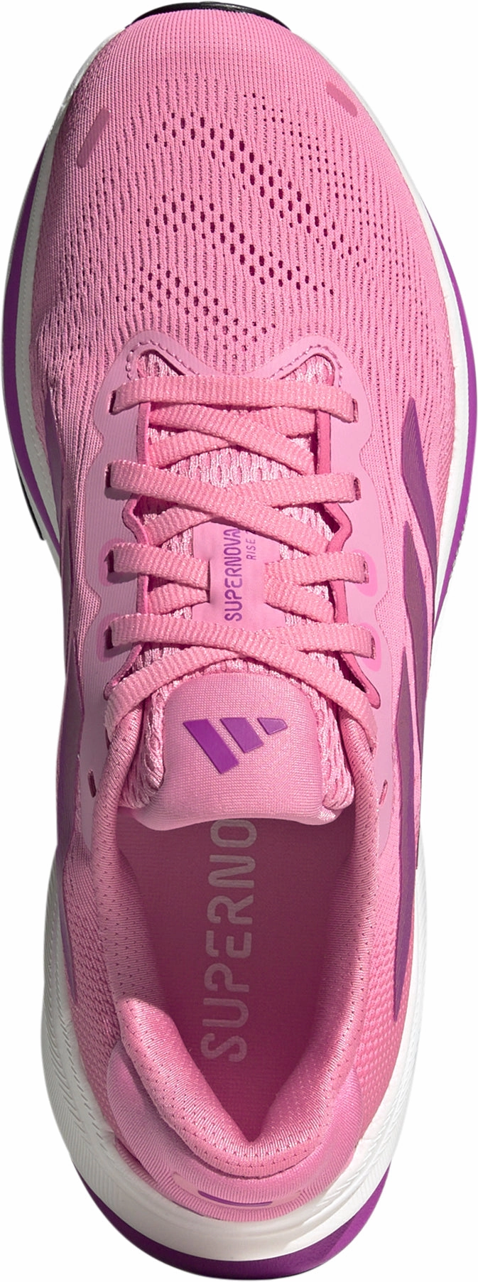 adidas Supernova Rise 2 Womens Running Shoes - Pink Comfort collar padding