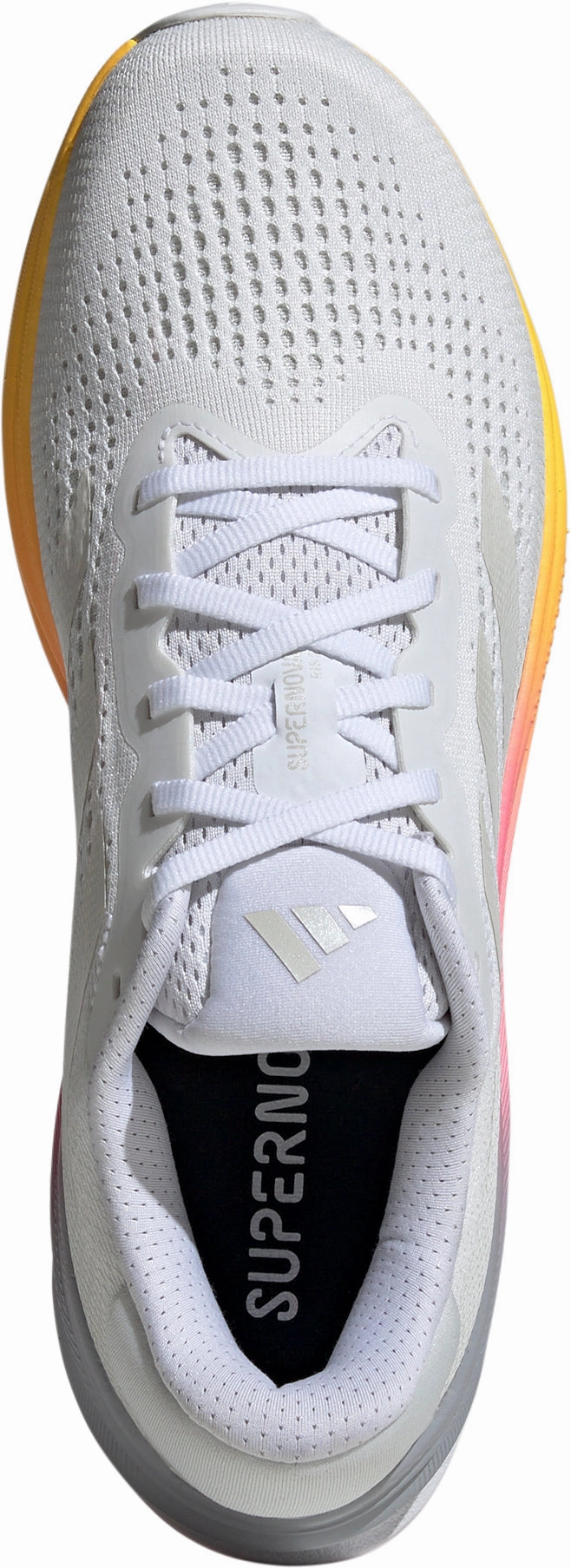 Flexible Torsion Grooves adidas Supernova Rise Mens Running Shoes - White