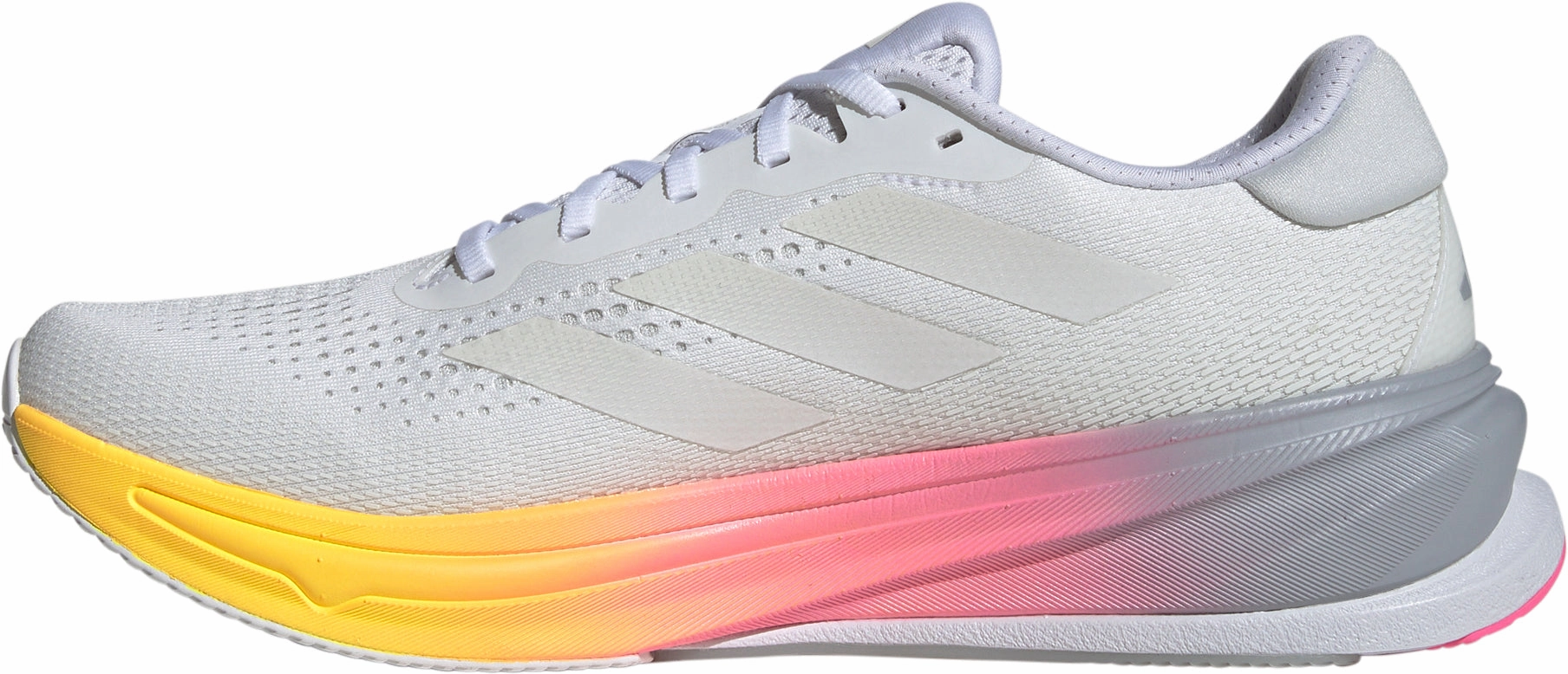 adidas Supernova Rise Mens Running Shoes - White Torsional Rigidity Tech good grip shoe property