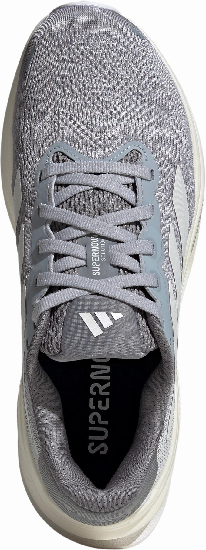 adidas Supernova Solution 2 Womens Running Shoes - Grey Secure Lace Closure Ergonomic Last