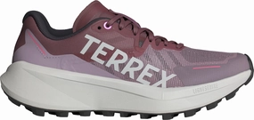 adidas Terrex Agravic 3 Womens Running Shoes - Purple synthetic materials adjustable lacing shoes