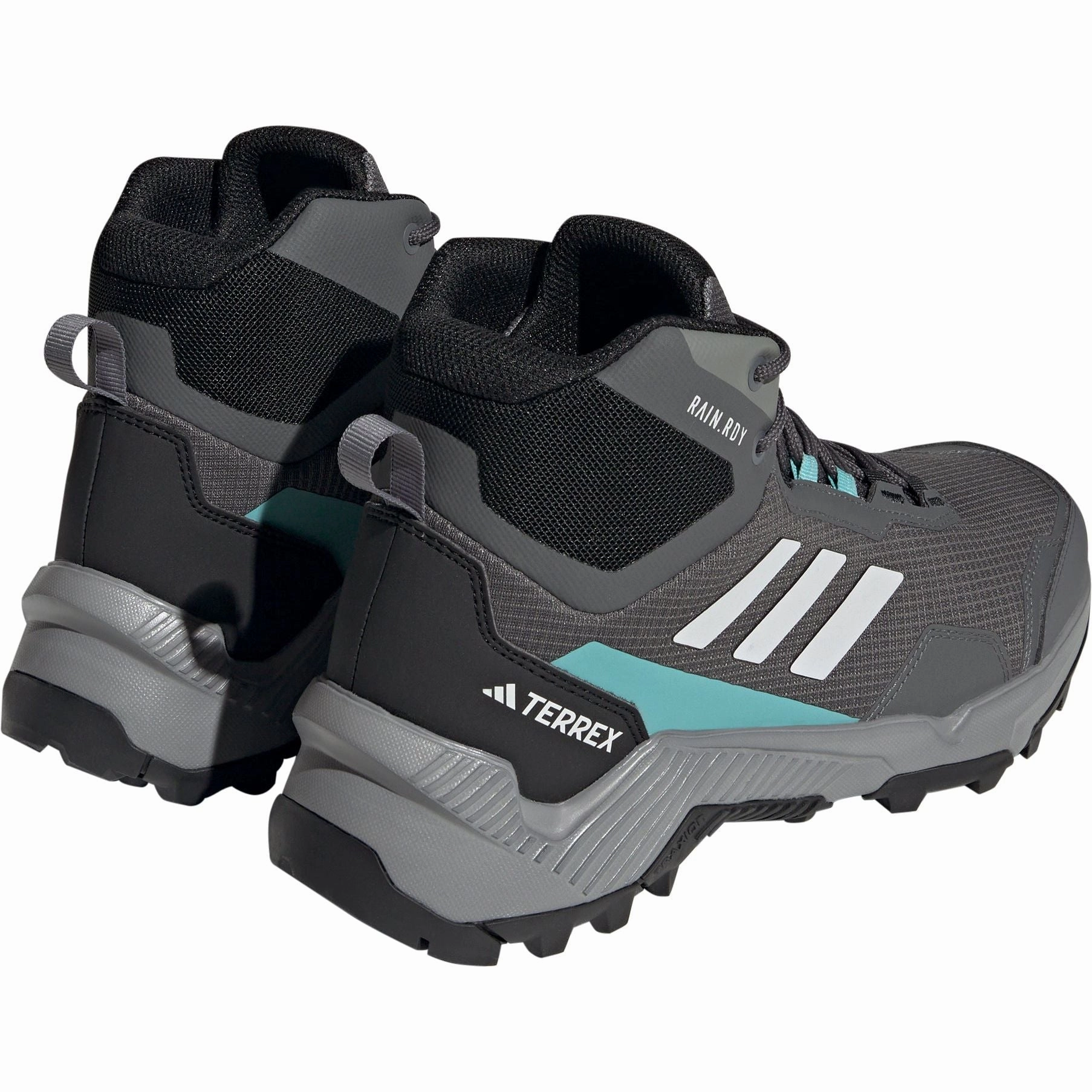 adidas Terrex Eastrail 2 Mid RAIN.RDY Womens Walking Boots - Grey for people who need a roomy toe box product all - weather