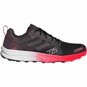 adventure - themed shoes running with a phone adidas Terrex Speed Flow Mens Trail Running Shoes - Black