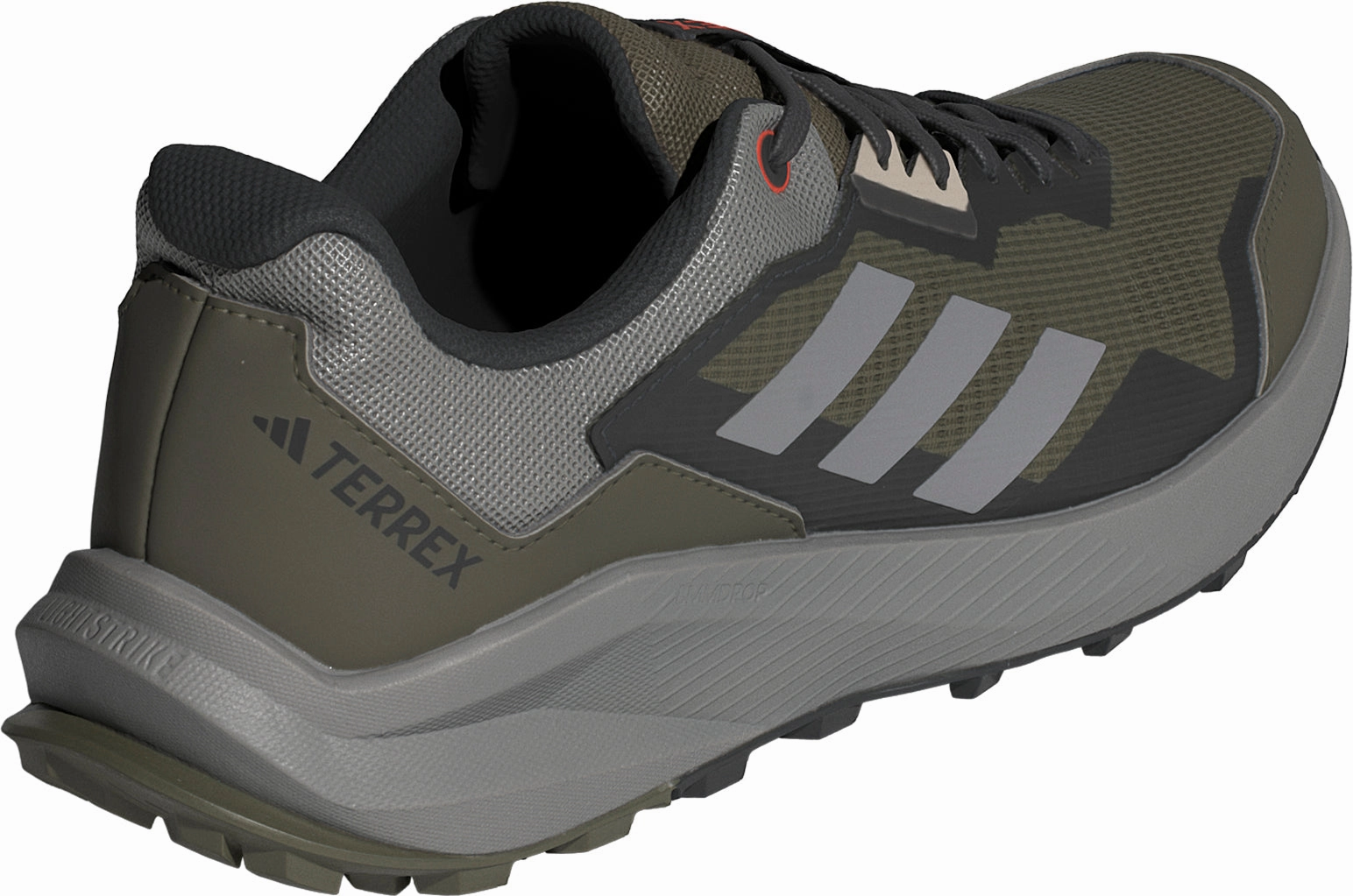Comfort - enhancing Roll Bar adidas Terrex Trail Rider Mens Trail Running Shoes - Green