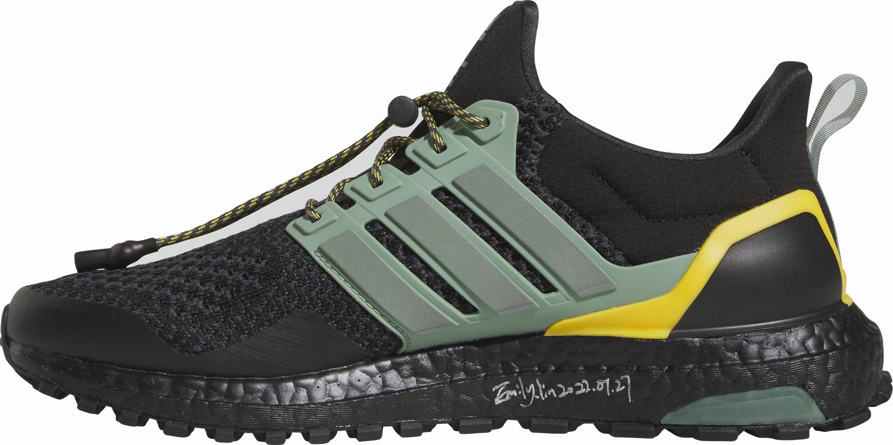 flexible midsole shoes adidas Ultra Boost 1.0 Mens Running Shoes - Black