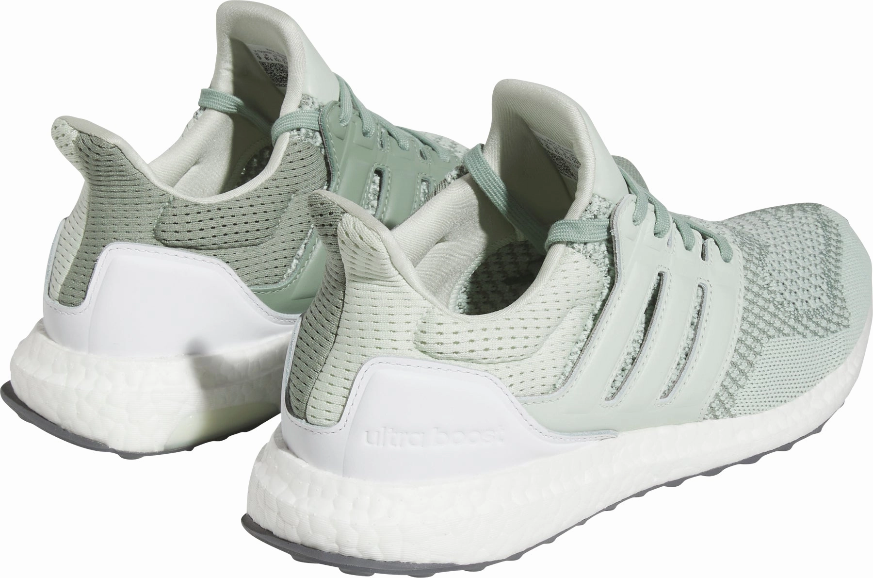 adidas Ultra Boost 1.0 Mens Running Shoes - Green adult athletic shoes running in a light rail station area shoes