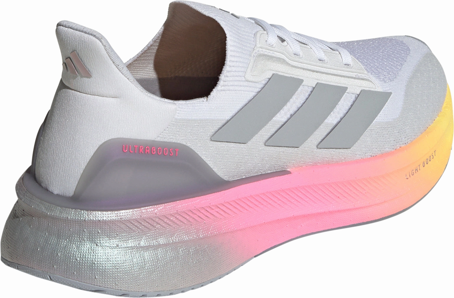 adidas Ultra Boost 5X Mens Running Shoes - White Multi - purpose early morning run