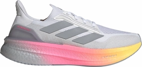 adidas Ultra Boost 5X Mens Running Shoes - White hot - weather shoes single - density midsole shoes