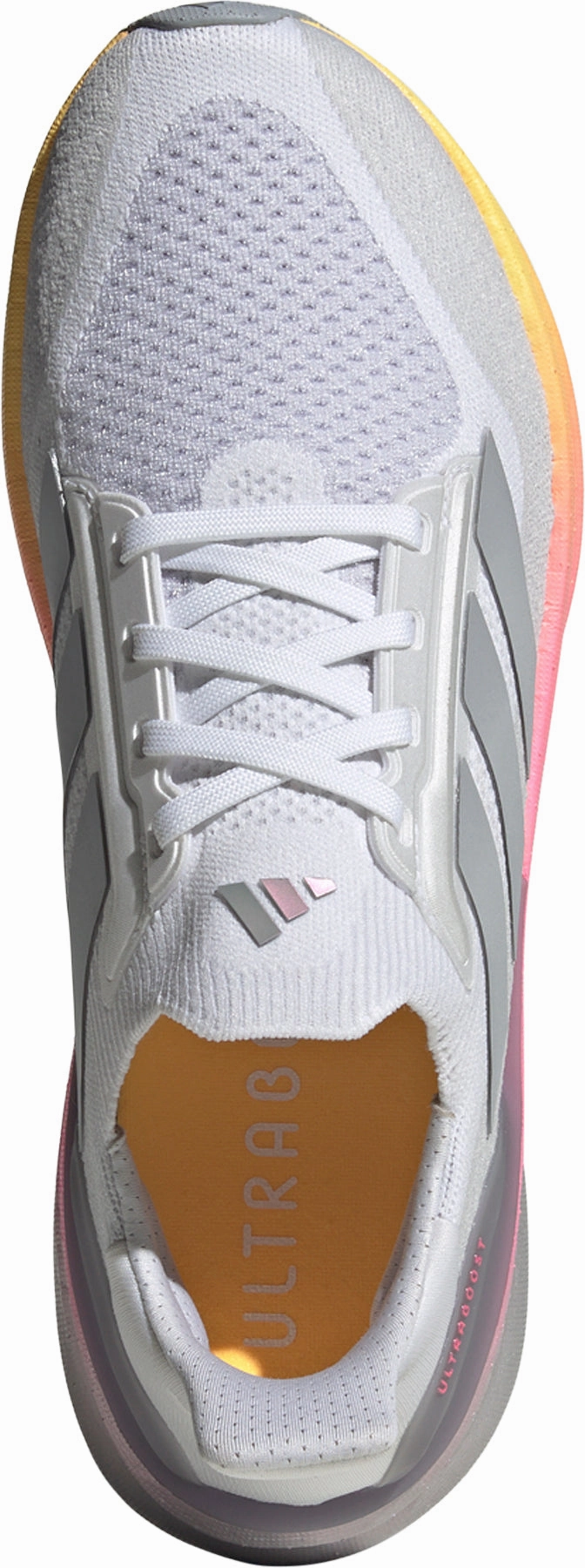 hill running shoe capacity Multi Directional Flex Grooves adidas Ultra Boost 5X Mens Running Shoes - White