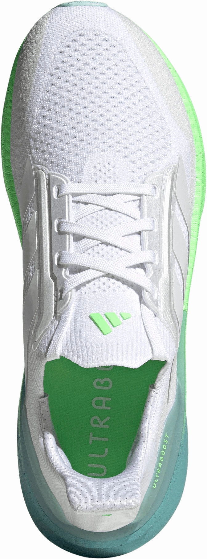 rubber sole shoes running in hot weather adidas Ultra Boost 5X Mens Running Shoes - White