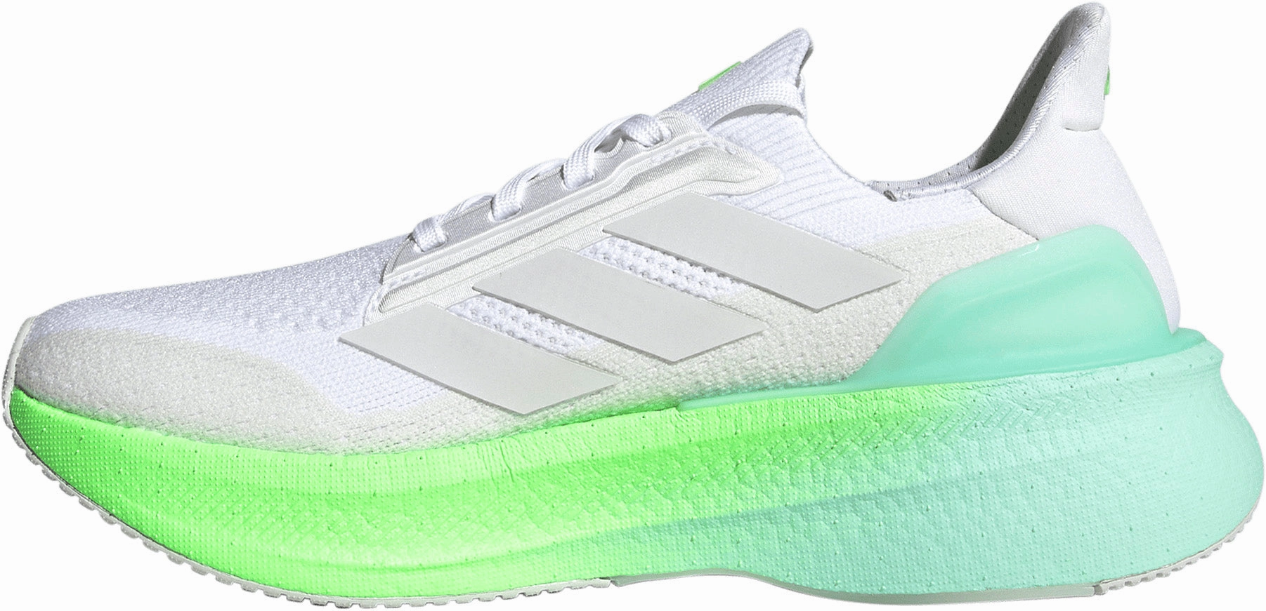 afternoon running footwear logo - buttoned shoes adidas Ultra Boost 5X Womens Running Shoes - White