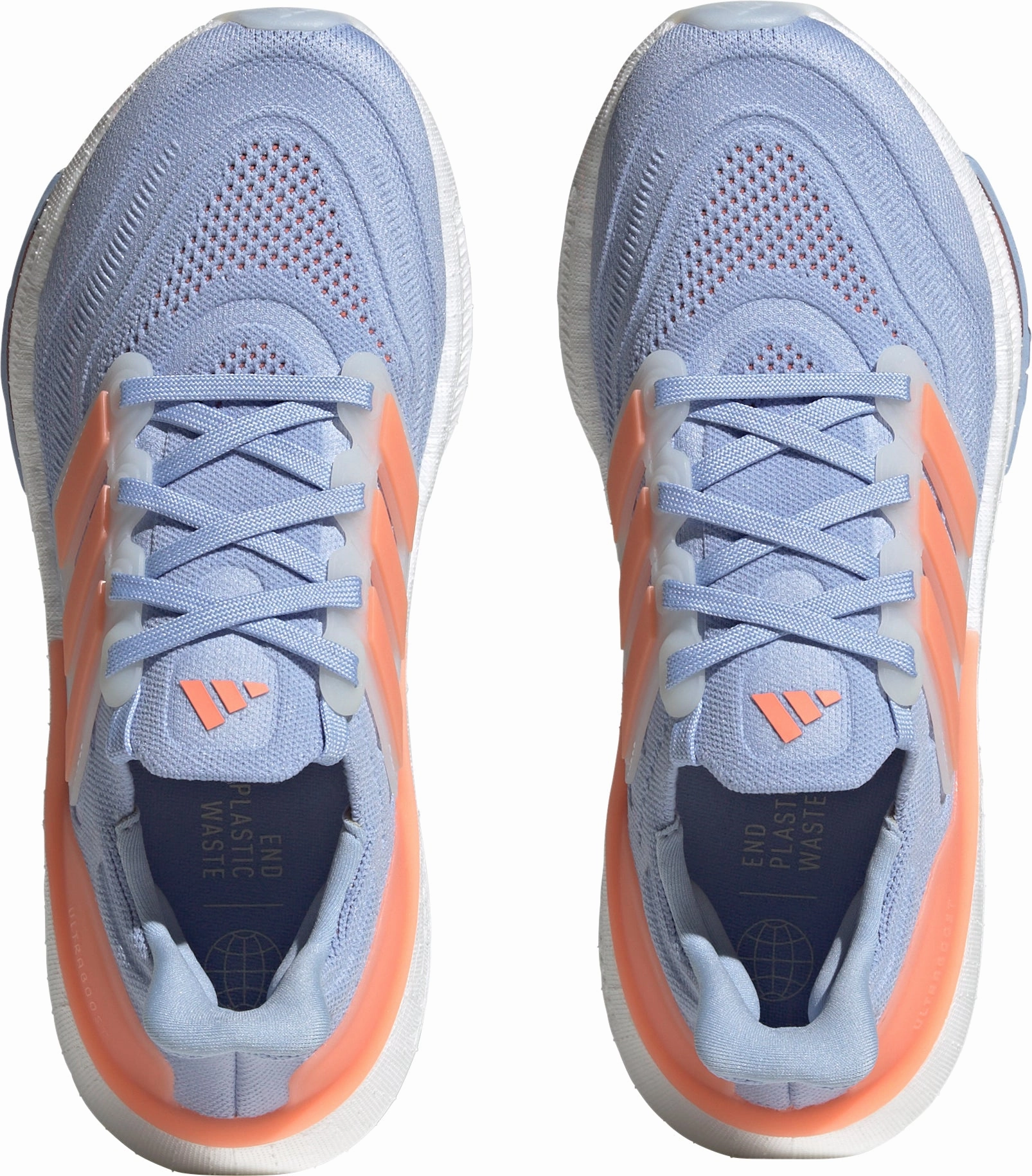 adidas Ultra Boost Light Womens Running Shoes - Blue recreation short - distance runner shoes