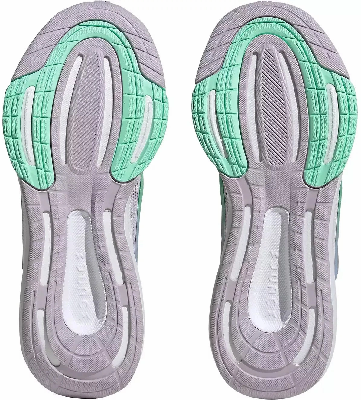 adidas Ultrabounce Womens Running Shoes - Purple running in university tracks shoes