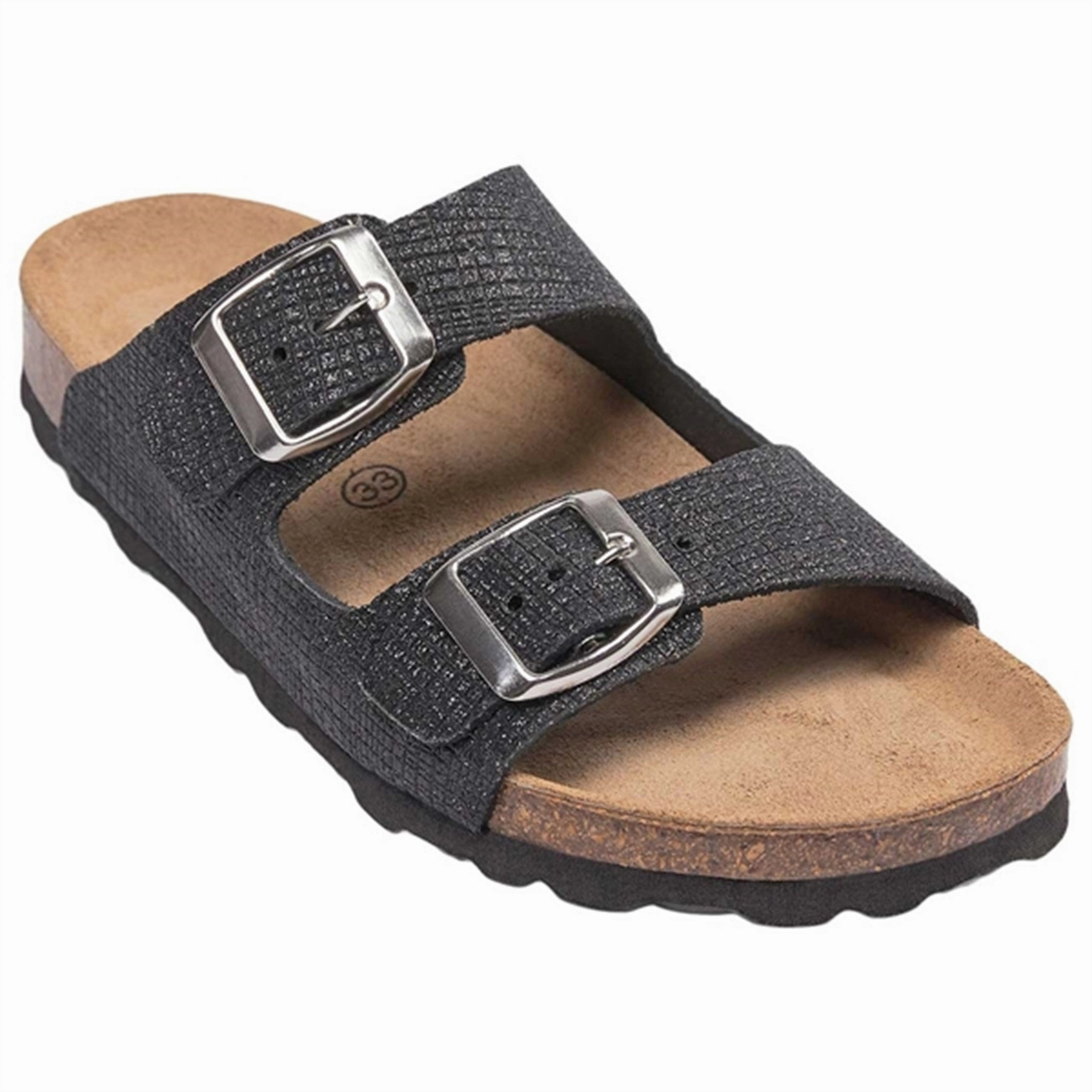 buckle Long   Lasting Sofie Schnoor Glitter Black Sandal