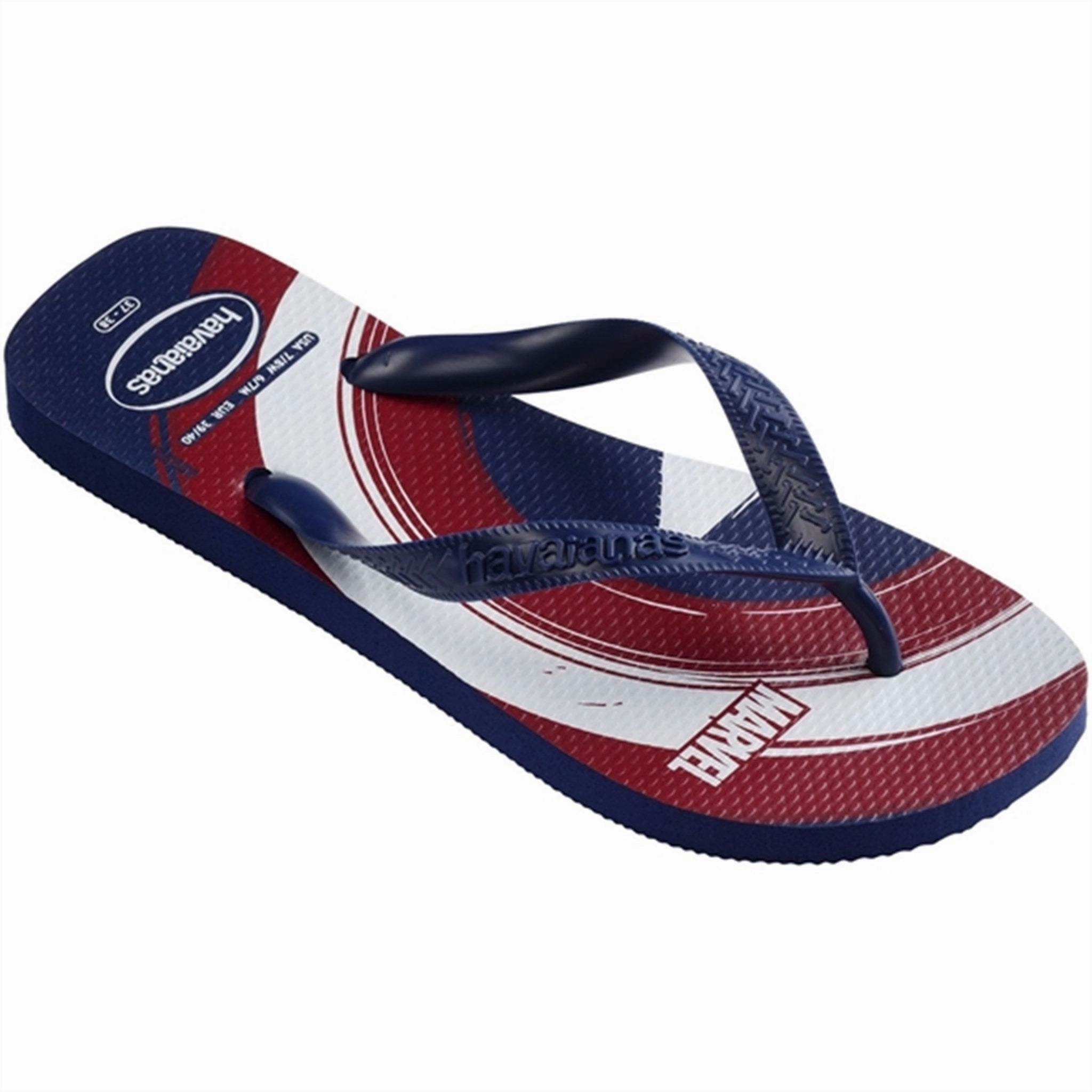 Everyday Step Easy Flow Havaianas Sandals Top Marvel Logomania Navy/Navy
