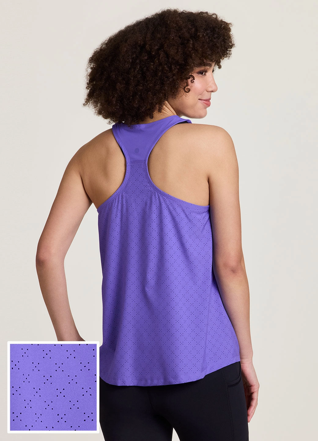 Catch Me Running Laser Tank mesh panels Durable Double Stitched Seams