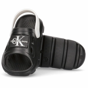 Calvin Klein Comfy Sandal Black/White Stylish Shoes