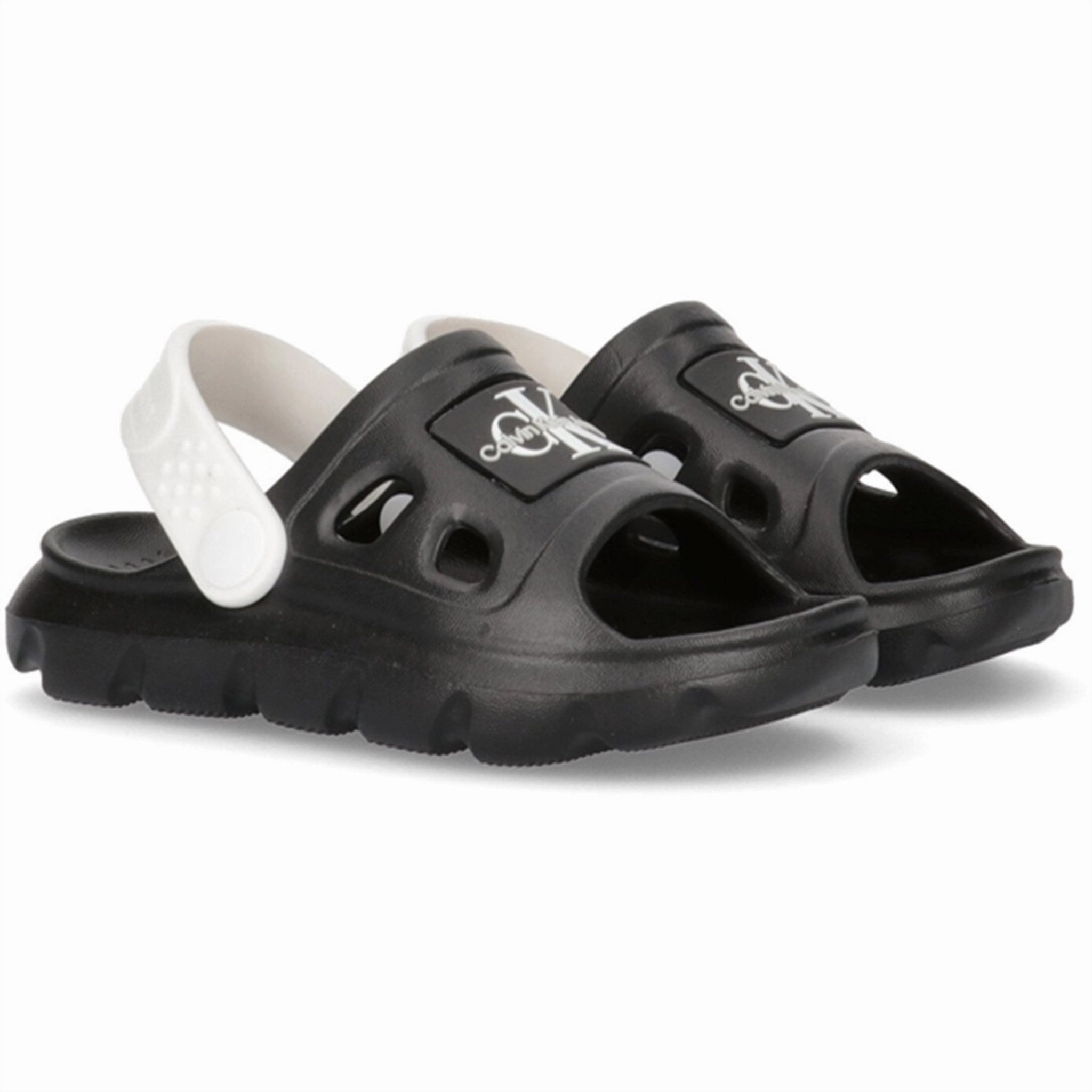 Step Stable Blue Cool Calvin Klein Comfy Sandal Black/White