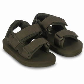 Konges Sl?jd Burnt Olive Sun Sandal Solid Non   Skid flexible shoes