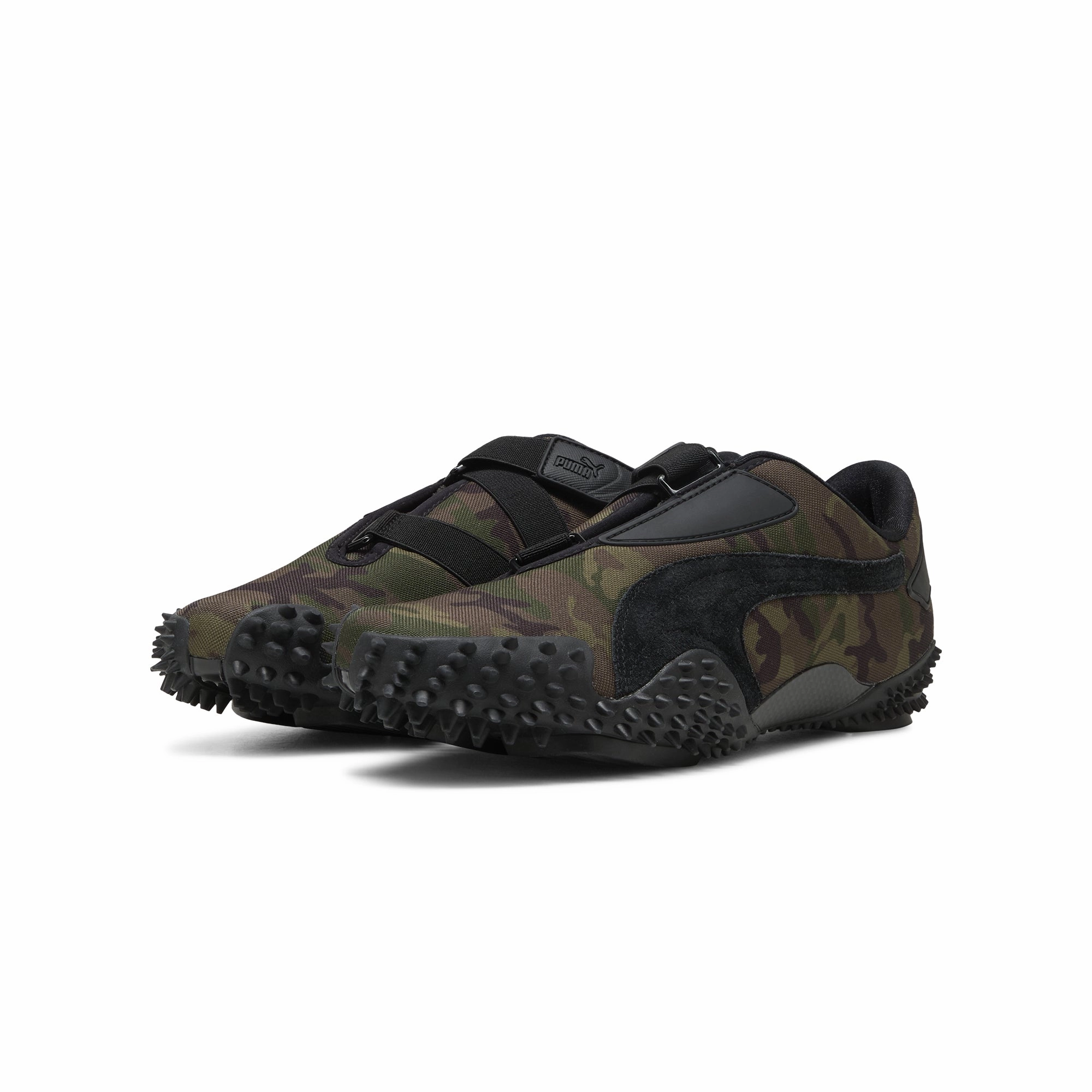 Thermoplastic Webbing Adaptive Airflow Channels Puma Womens Mostro Camo Shoes