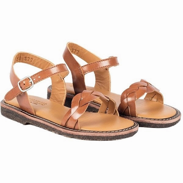 Angulus Sandals Cognac Breathability On-the-Go Comfort