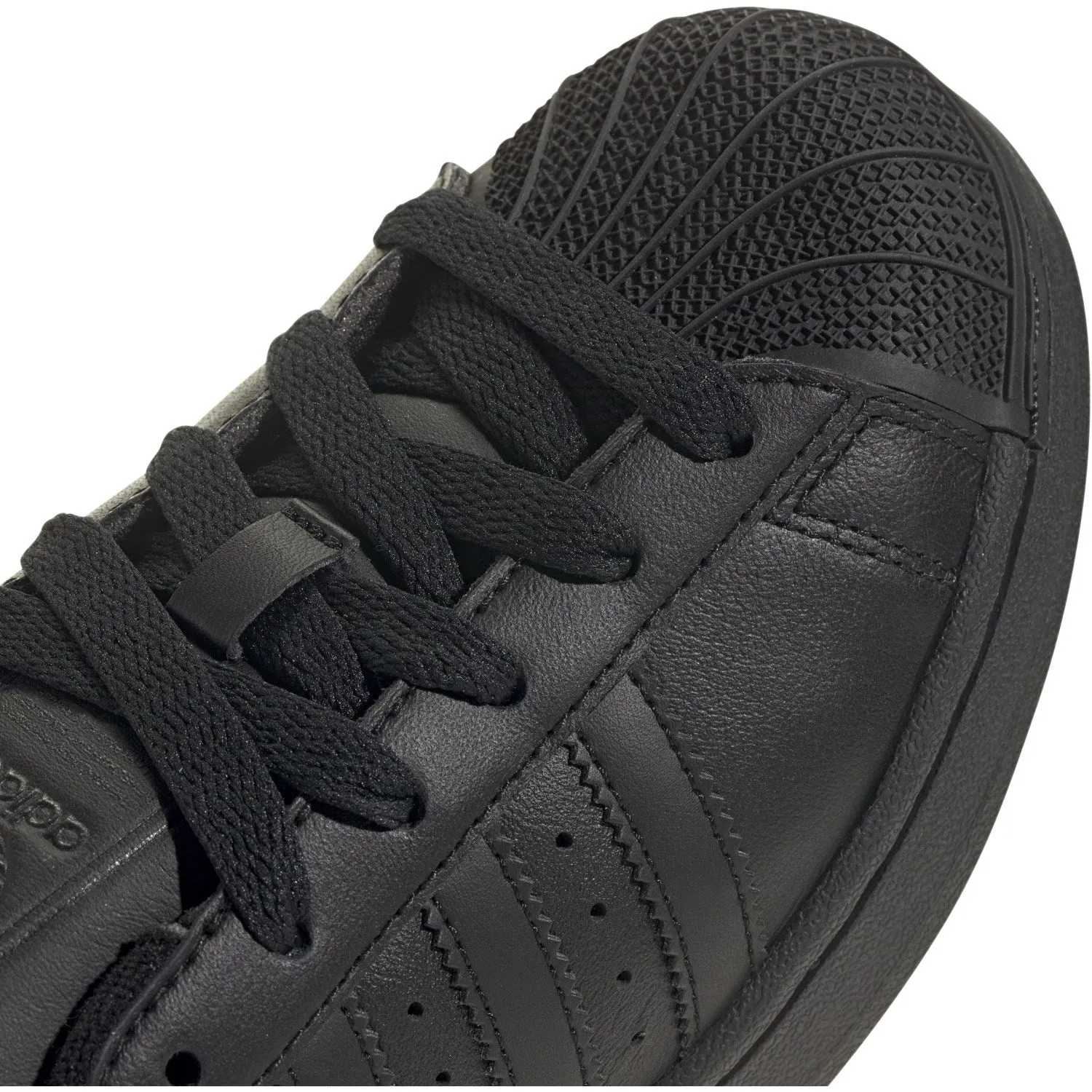Weatherproof Coating Responsive adidas Originals Core Black/Core Black/Core Black Superstar Ii J Sneakers
