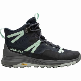 Studded Soles Merrell Siren 4 Mid GORE-TEX Womens Walking Boots - Navy