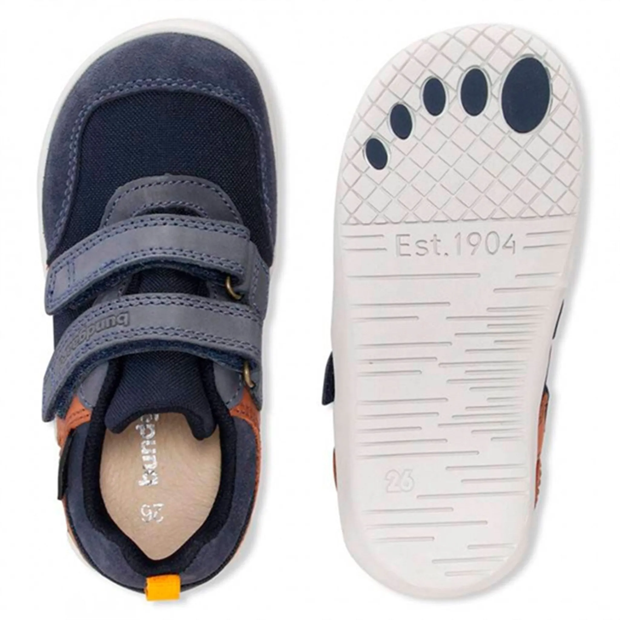 Slip On Elastic Gusset Bundgaard Bennie Strap TEX Sneakers Navy WS