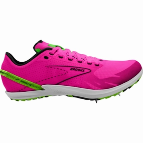 Brooks Draft XC Womens Cross Country Spikes - Pink Strong Grip Light Weight
