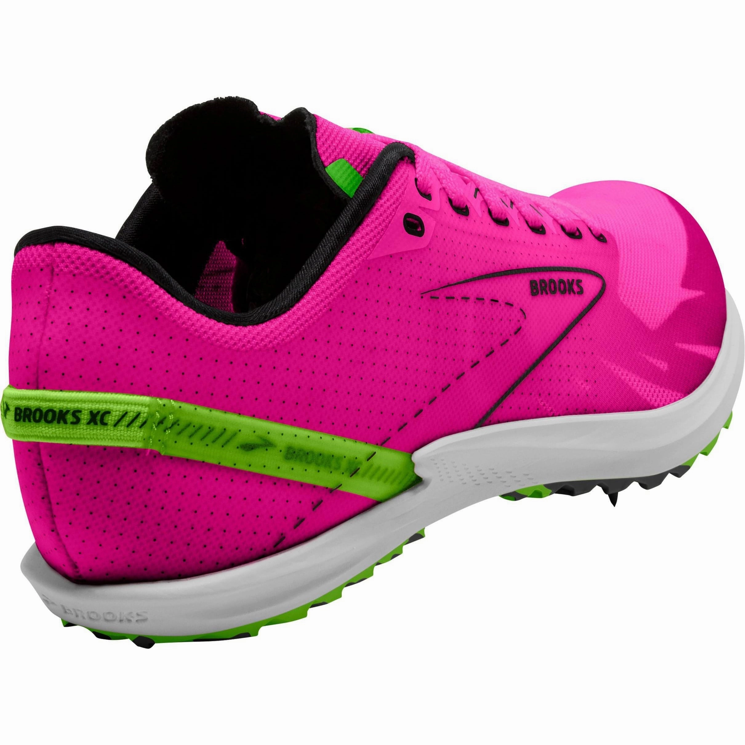 Brooks Draft XC Womens Cross Country Spikes - Pink Practice Day Rough Ground