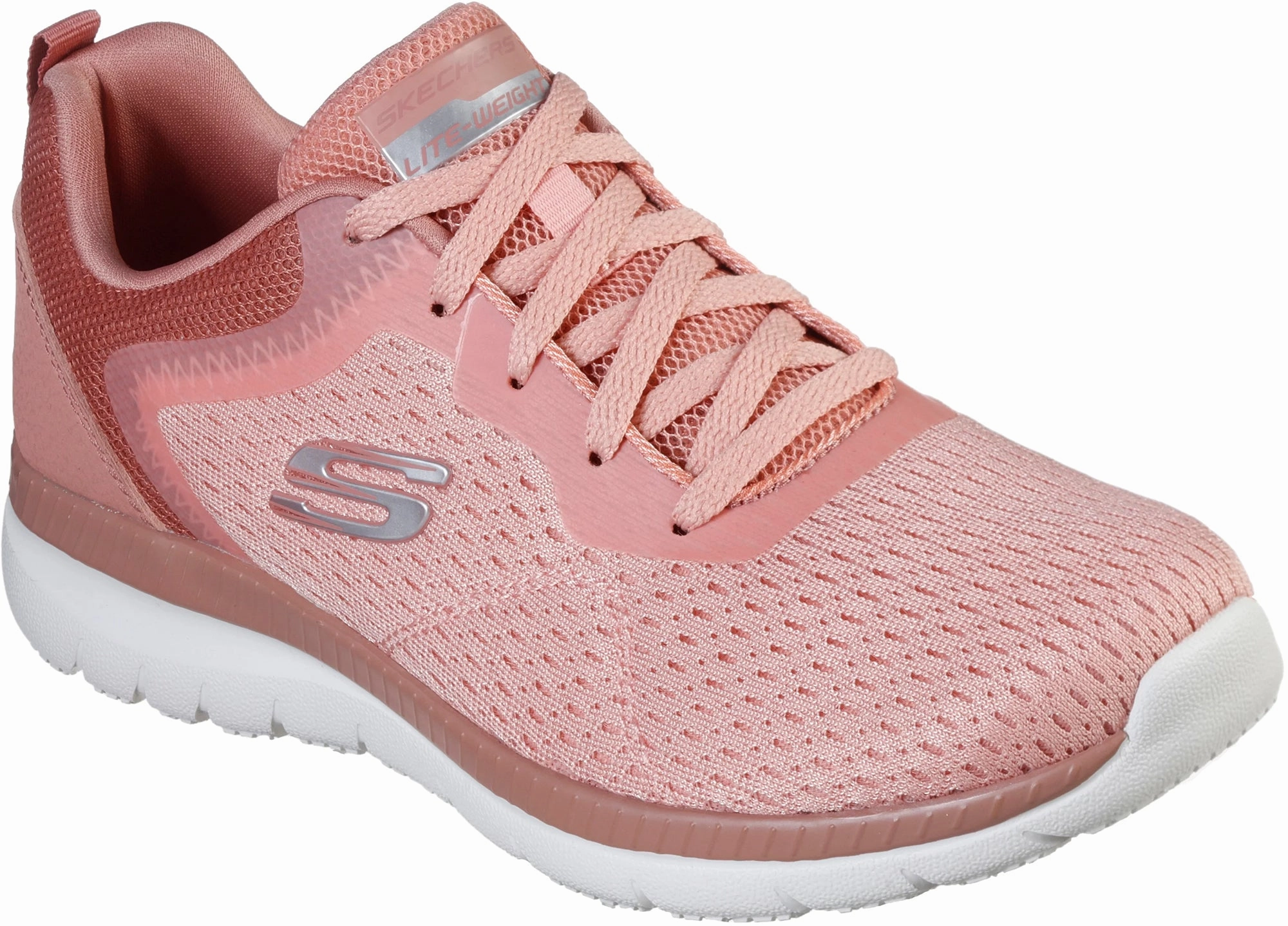 Elite Cushioning Skechers Bountiful Womens Training Shoes - Pink