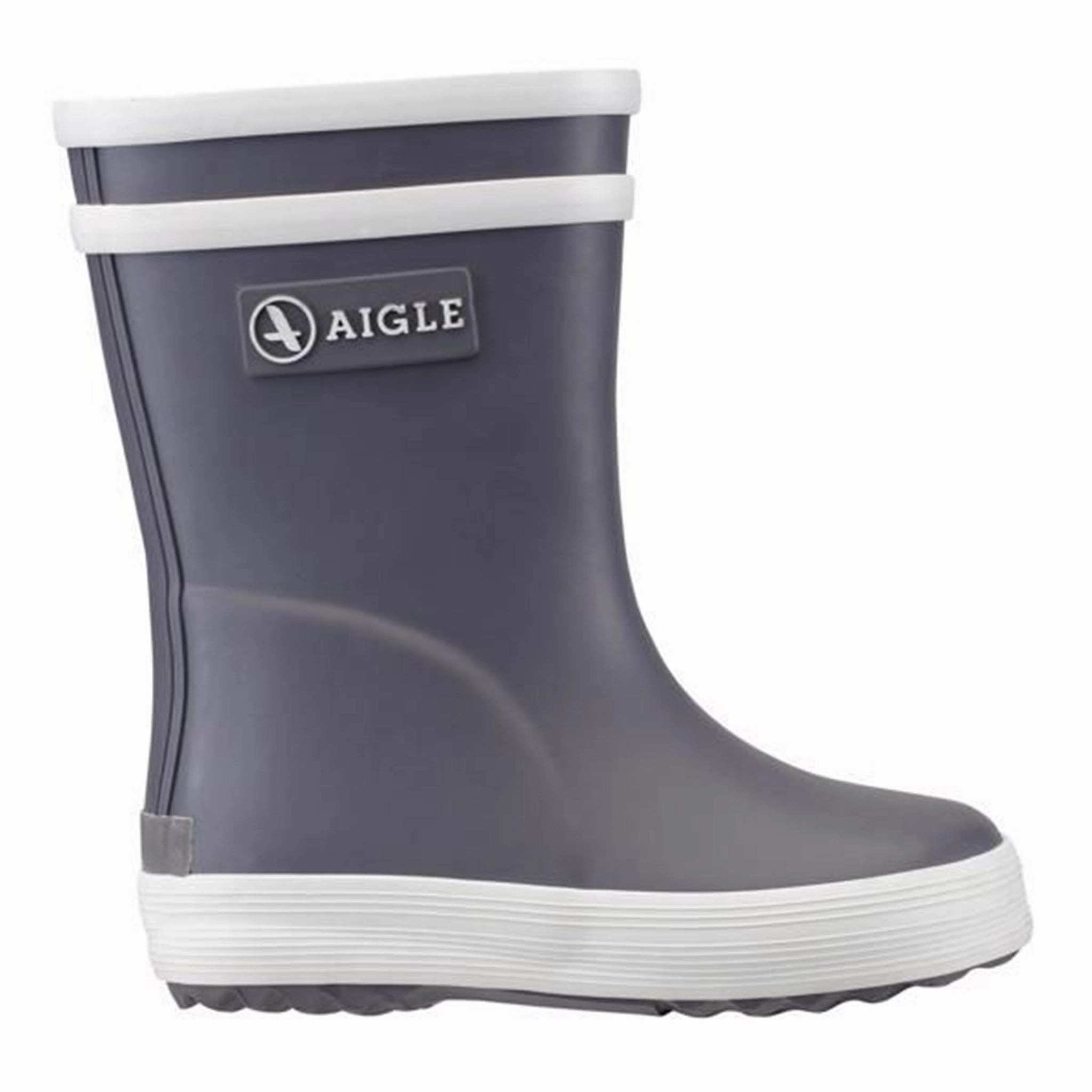 Aigle Baby Flac Wellies Charcoal Anti-fungal