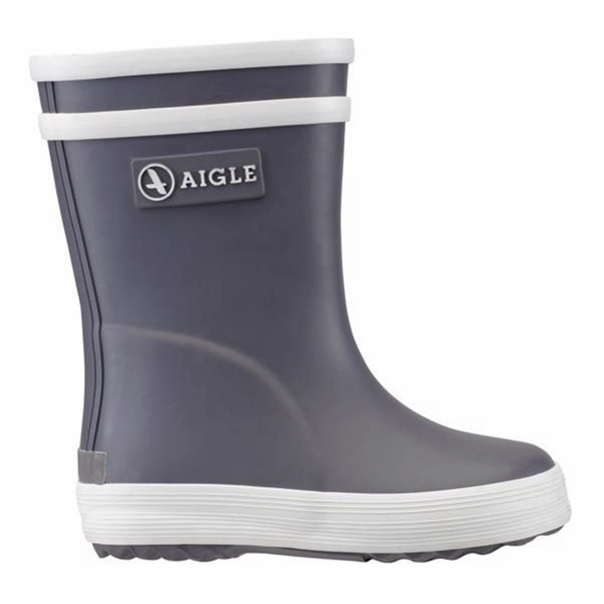Aigle Baby Flac Wellies Charcoal Western Ride