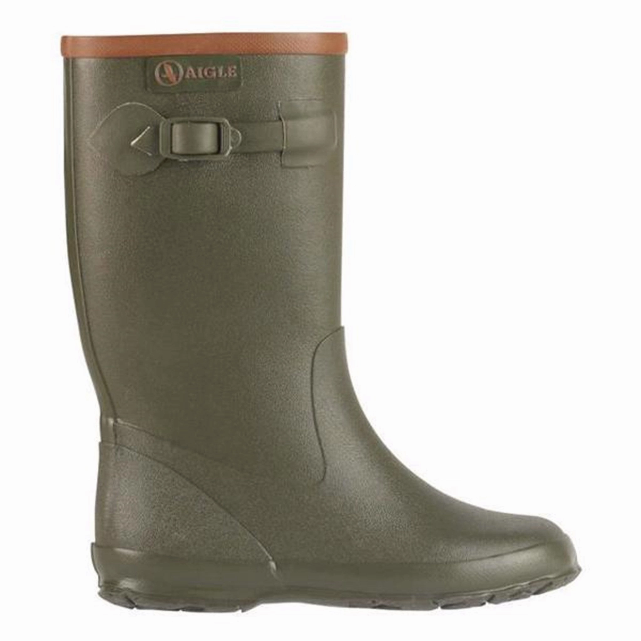 Rain Shield Traction Enhanced Base Aigle Wellies Perdrix Olive Green (kaki)