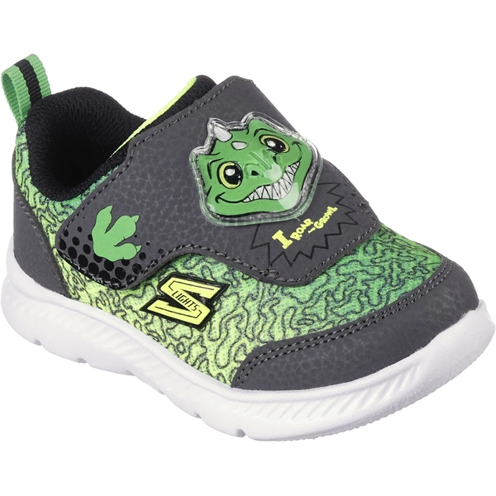 fitness walk Skechers Boys Comfy Flex 2,0 Sneakers Charcoal Lime
