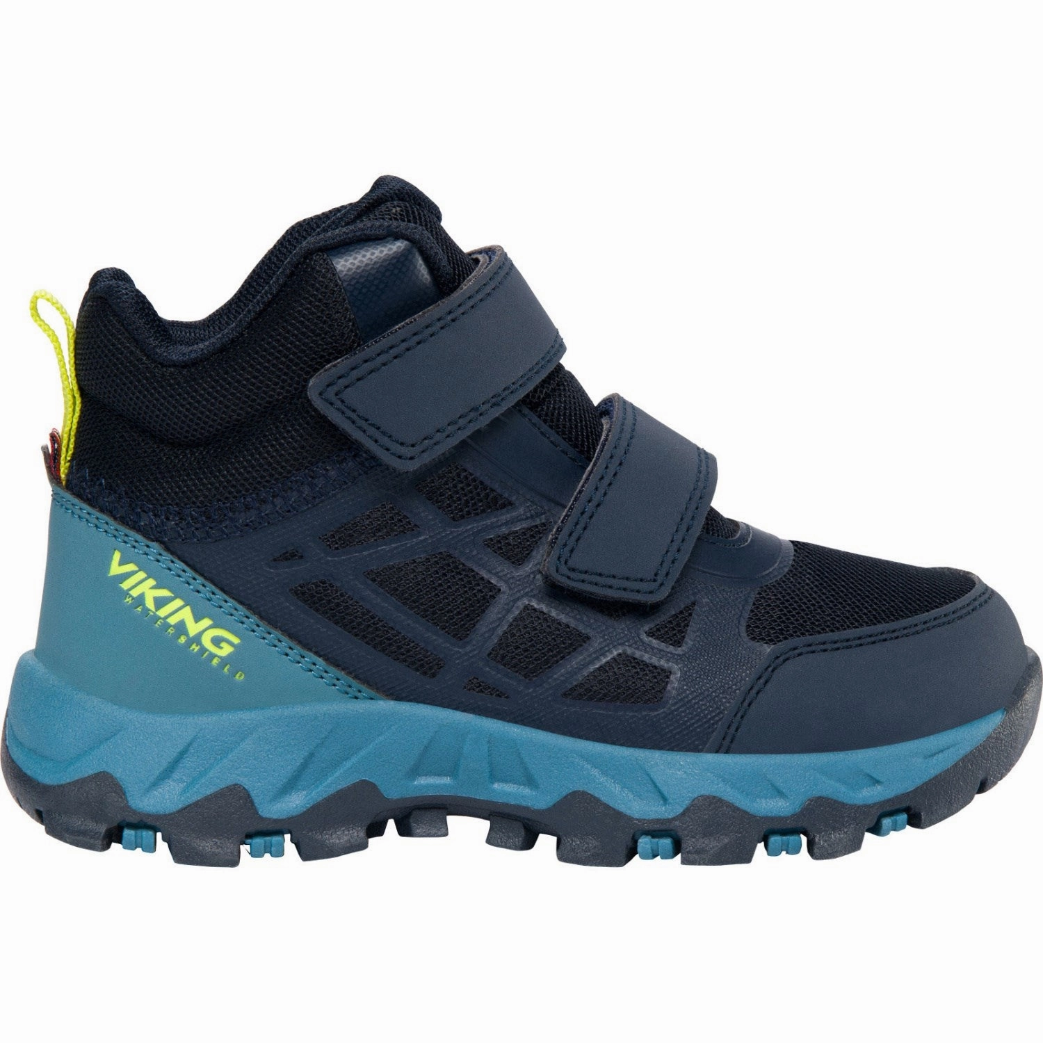 VIKING Navy Track Mid WP 2V Cushioned Step Trail Exploration Work Field