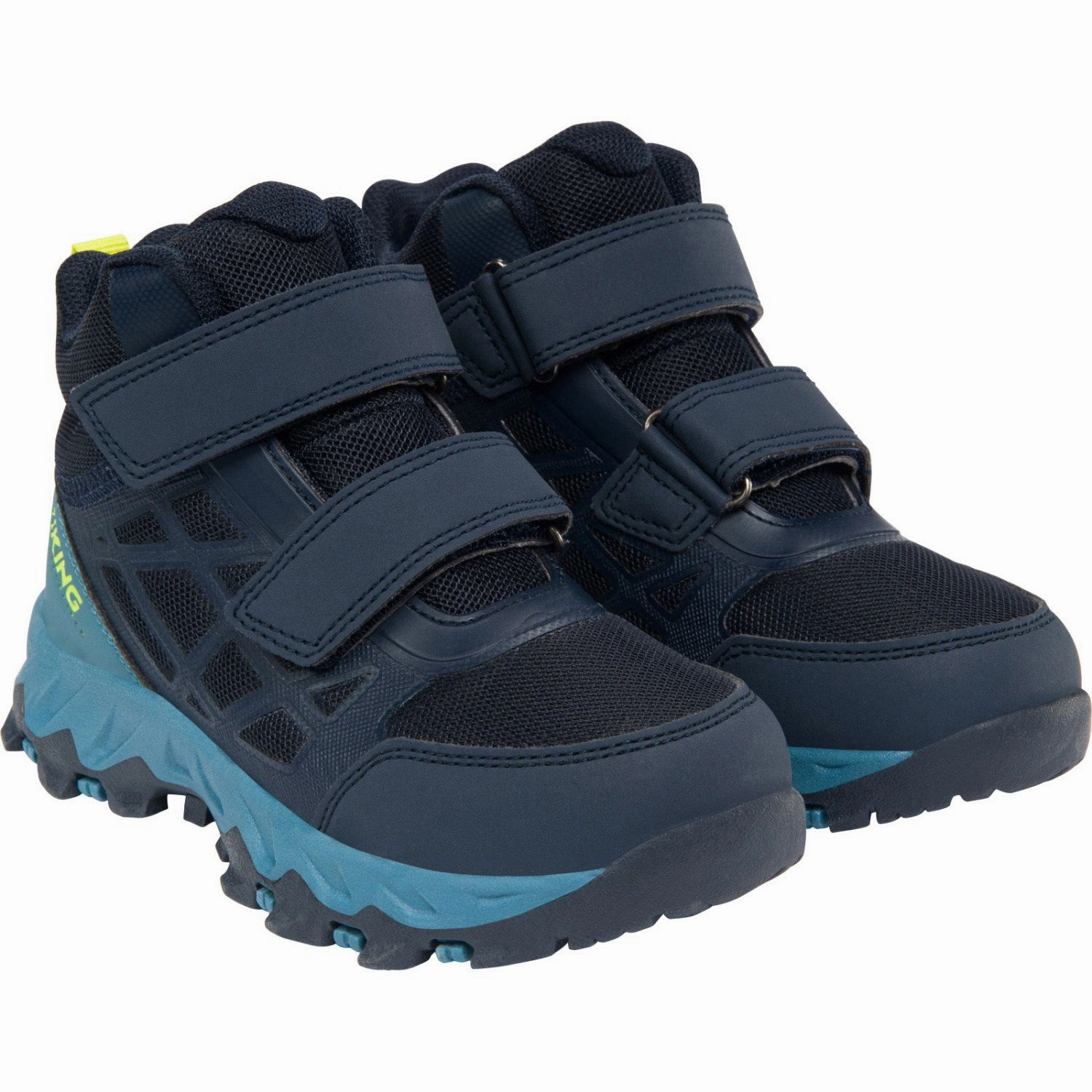 VIKING Navy Track Mid WP 2V Bootie Cut Tactical Build