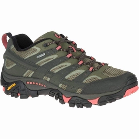 party look Breathable fabric Merrell Moab 2 GORE-TEX Womens Walking Shoes - Green