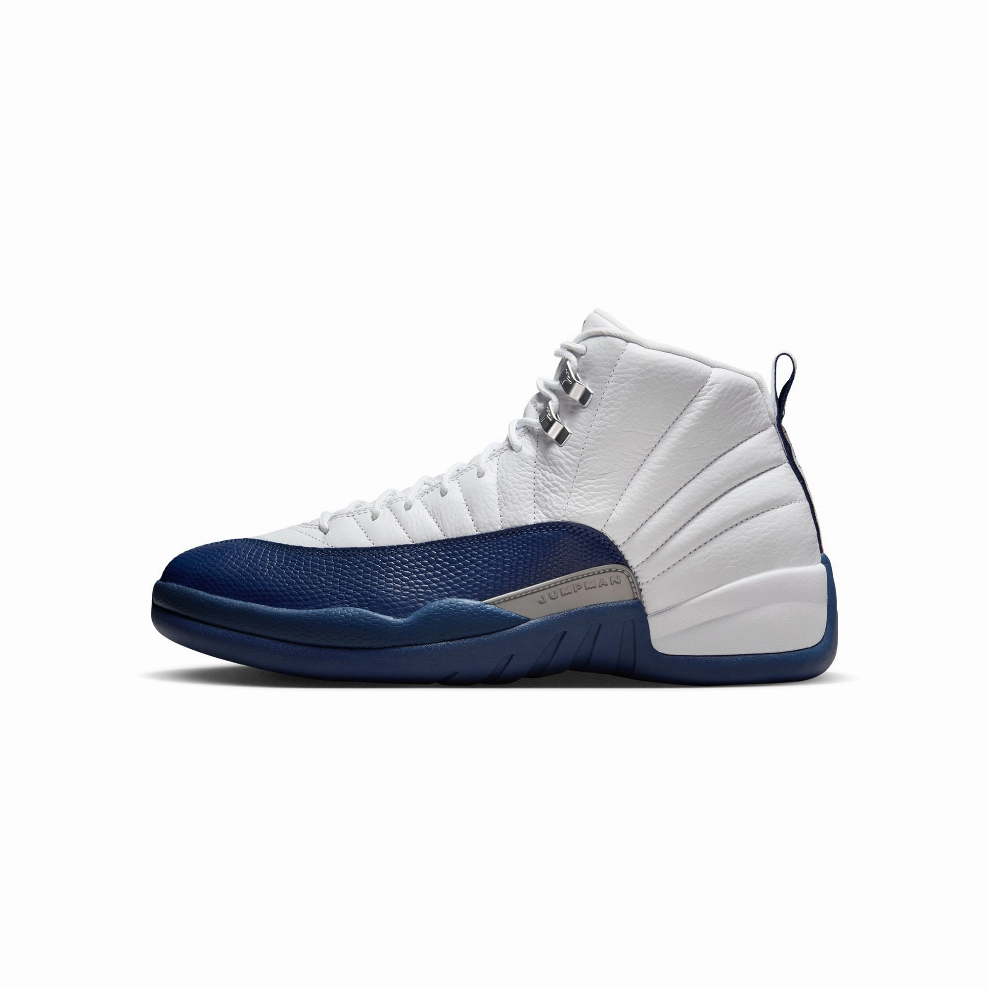 Air Jordan 12 Mens "French Blue" Shoes Stretch Engineered Upper