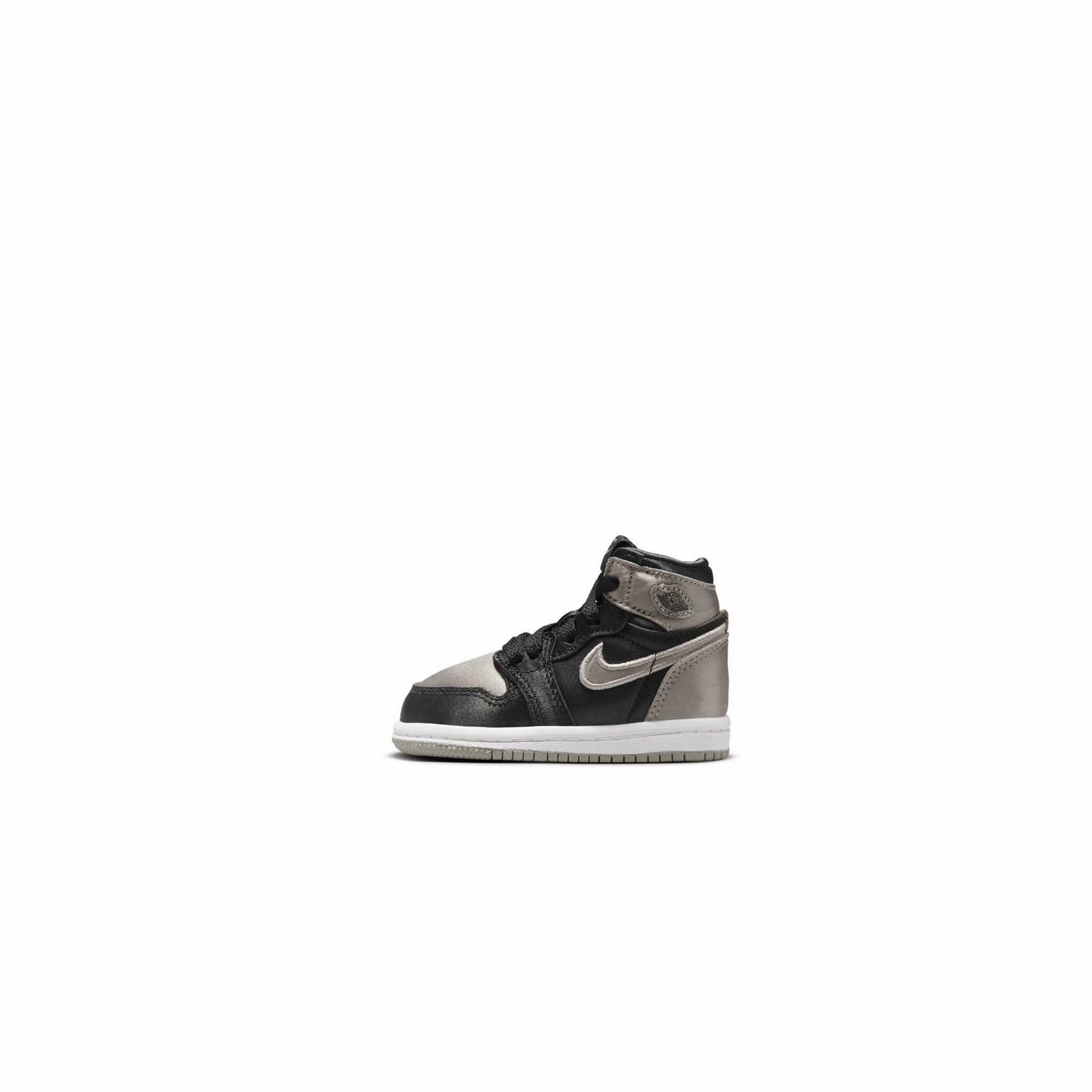 Synthetic Overlay Structure Air Jordan 1 Infants High OG "Satin Shadow" Shoes