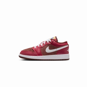 Quick Drying Synthetic Material Air Jordan 1 Kids Low SE 'Buttered Toast' Shoes