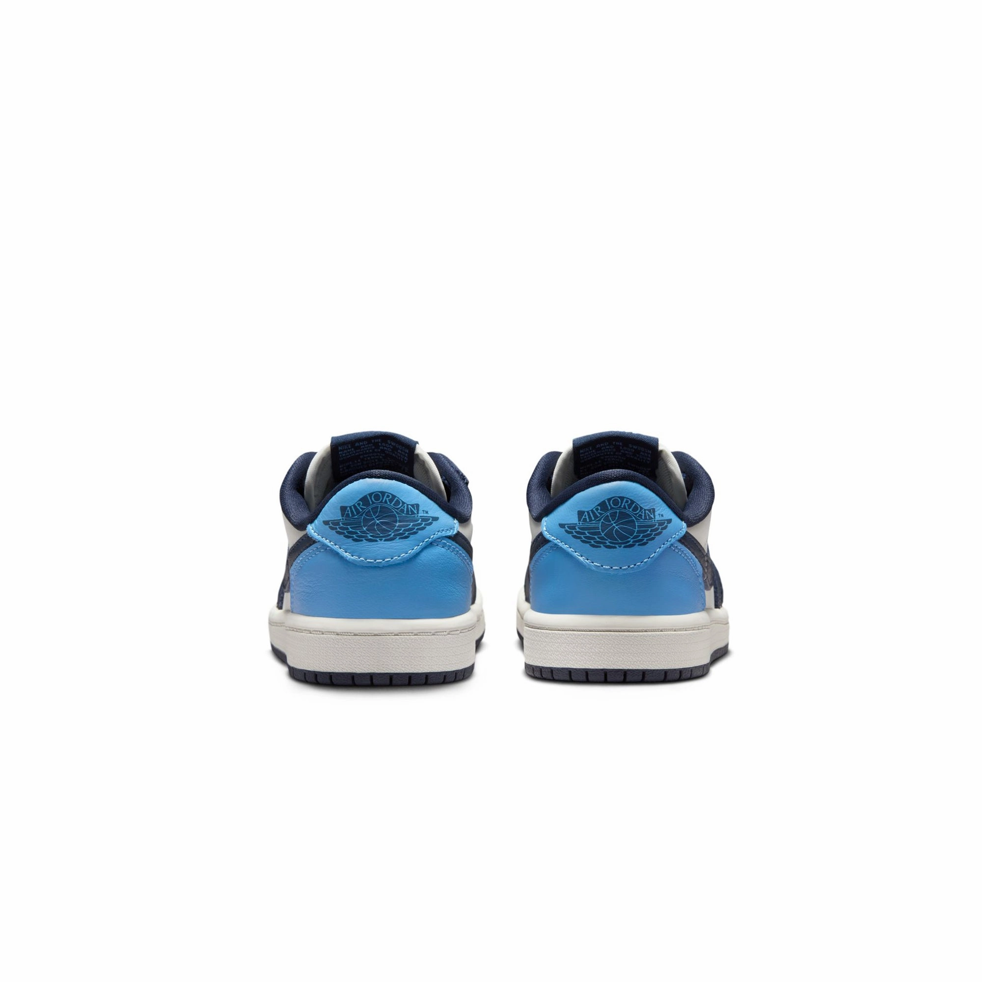 Air Jordan 1 Little Kids Low OG "Obsidian" Shoes zip - up - feature shoes