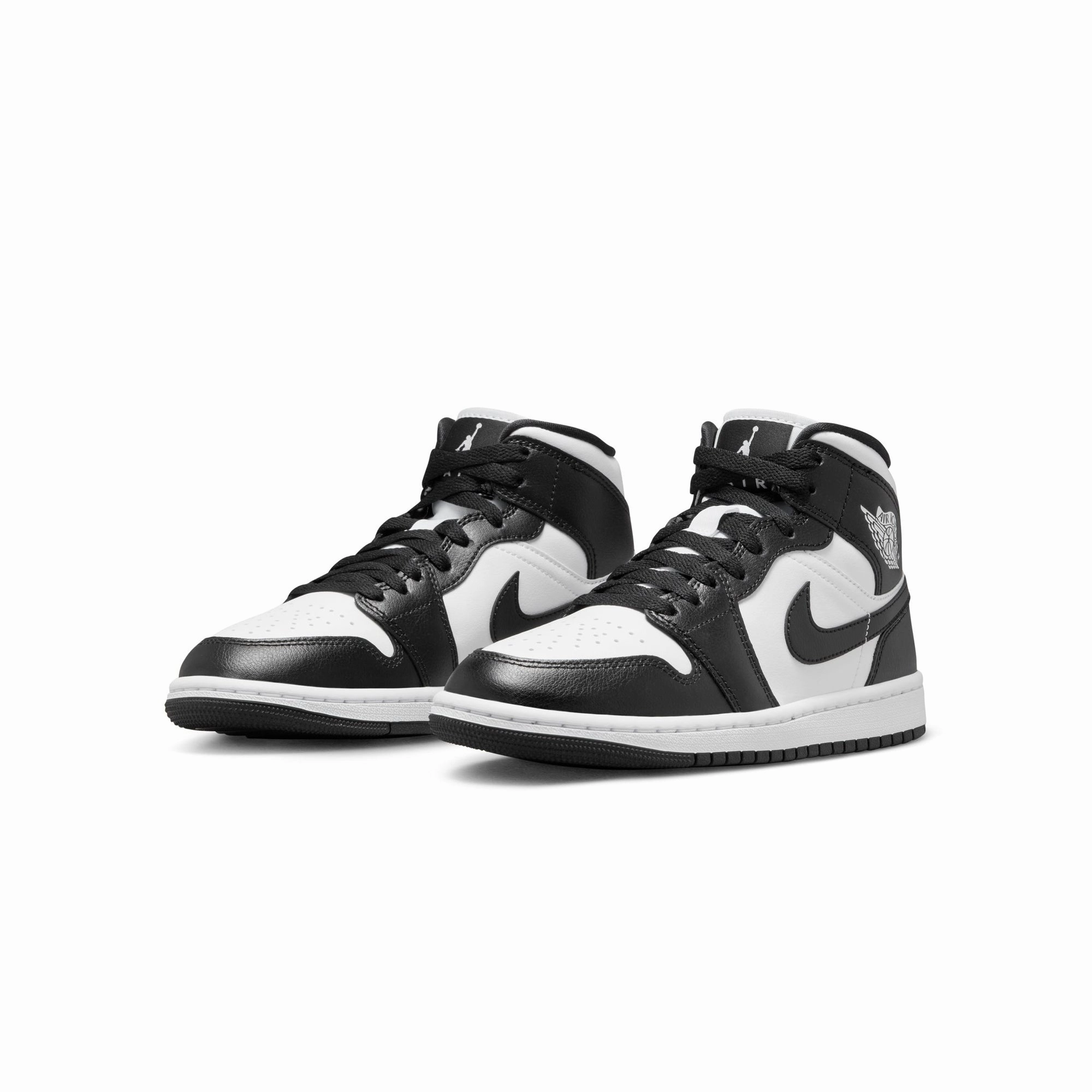 running in cold weather shoes velcro - closure shoes Air Jordan 1 Womens Mid Shoes 'White/Black'
