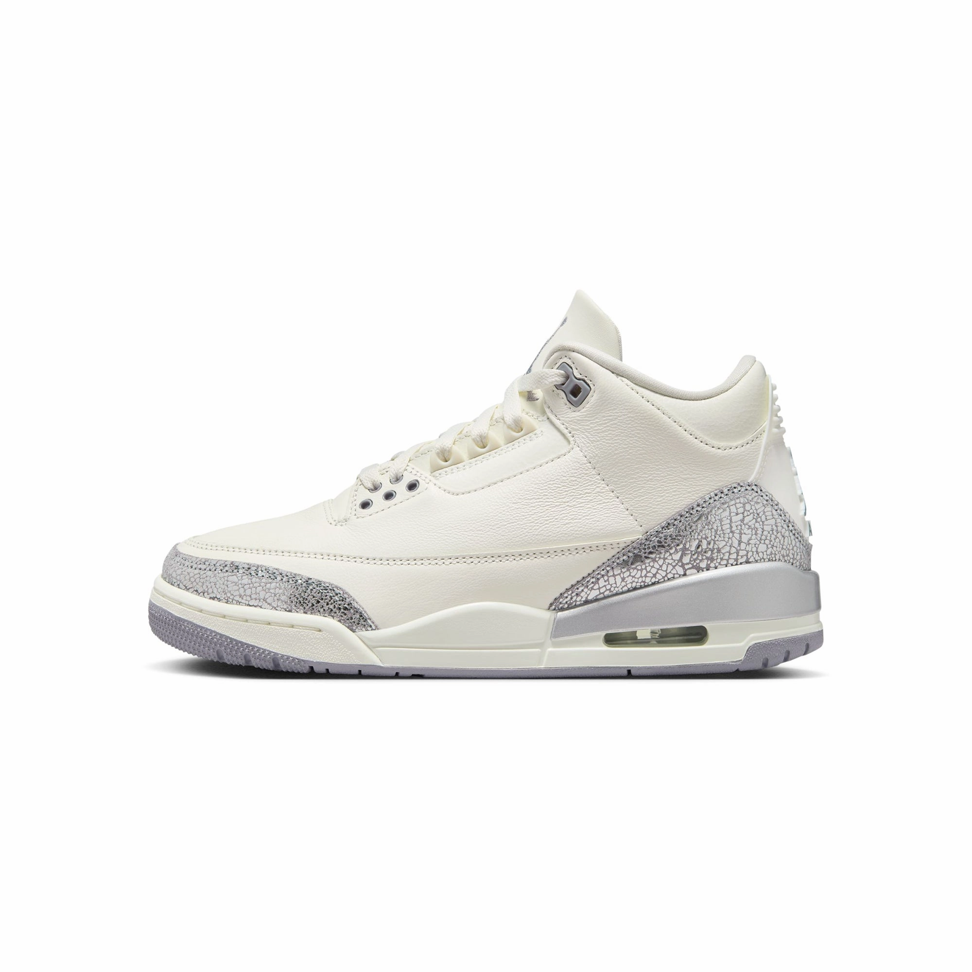 Anatomical Footbed Anti Odour Treatment Air Jordan 3 Womens "Cement Grey" Shoes